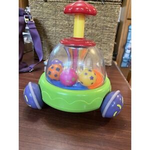 Vintage Press 'N Spin Popping Balls Top Baby Toddler Toy‎